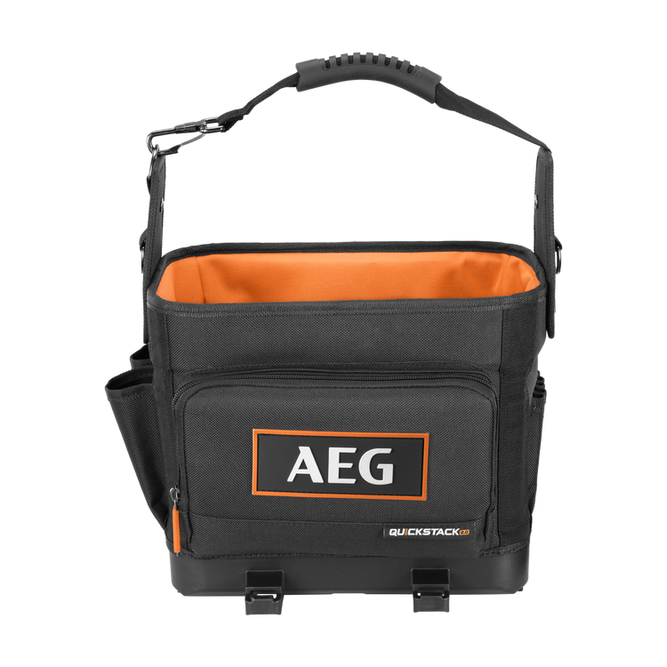 AEG Quickstack 2.0 Half Size Open Tote Tool Bag - 250 x 350 x 300mm