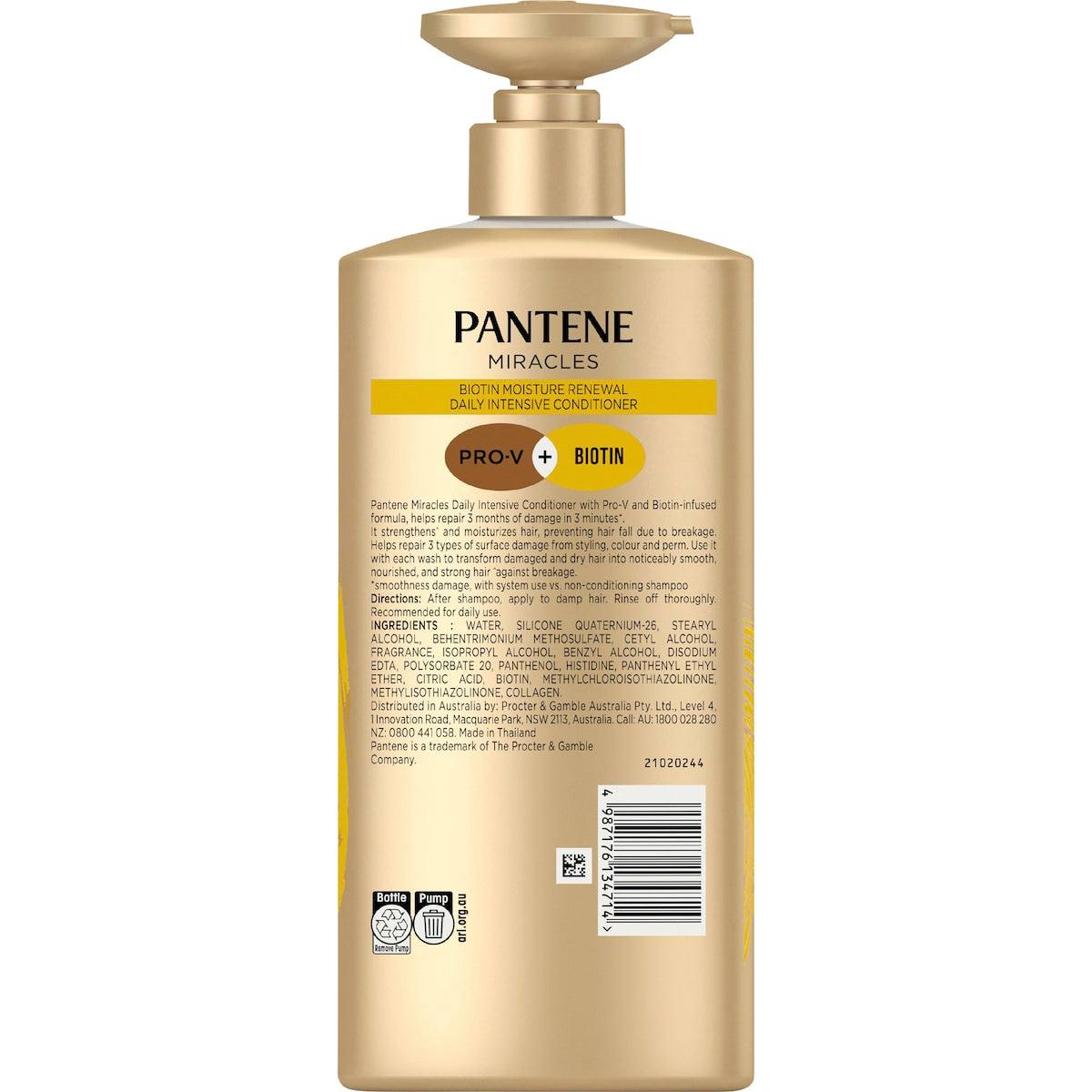 Pantene Moisture Renewal Conditioner Jojoba 600ml
