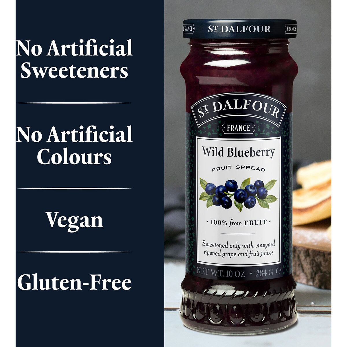 St Dalfour Wild Blueberry 284g