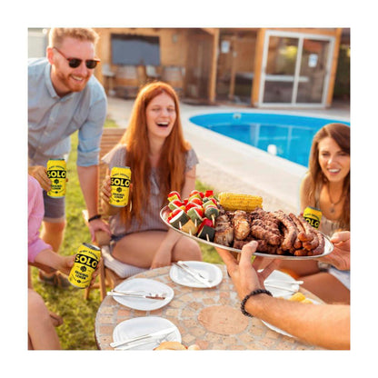 Solo Thirst Crusher Original Lemon Soft Drink Cans Multipack 375ml x 10 Pack