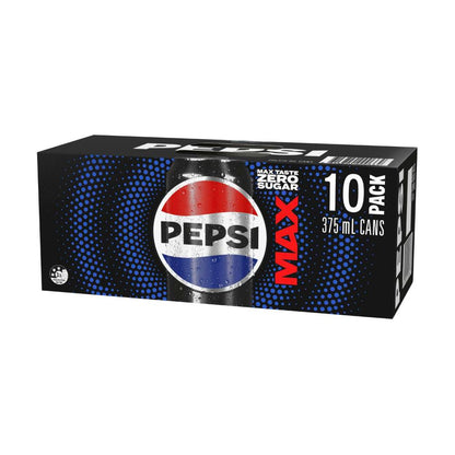 Pepsi Max Soft Drink Pepsi 10x375ml