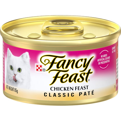 Fancy Feast Chicken Feast Classic Pate Wet Cat Food 85g