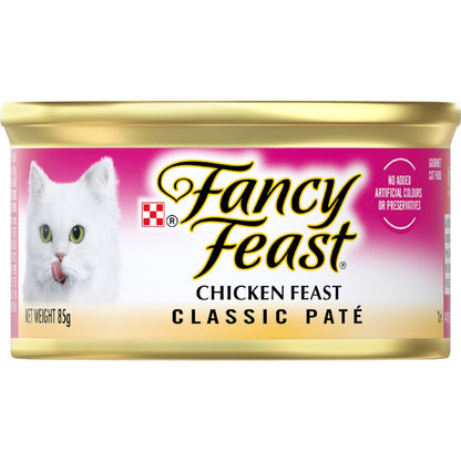 Fancy Feast Chicken Feast Classic Pate Wet Cat Food 85g