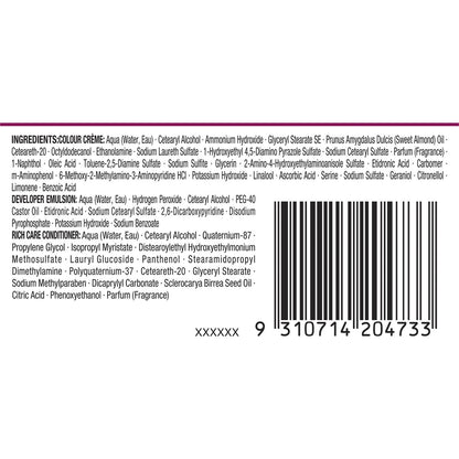 Napro Palette 5.99 Rosewood Violet Permanent Colour Each