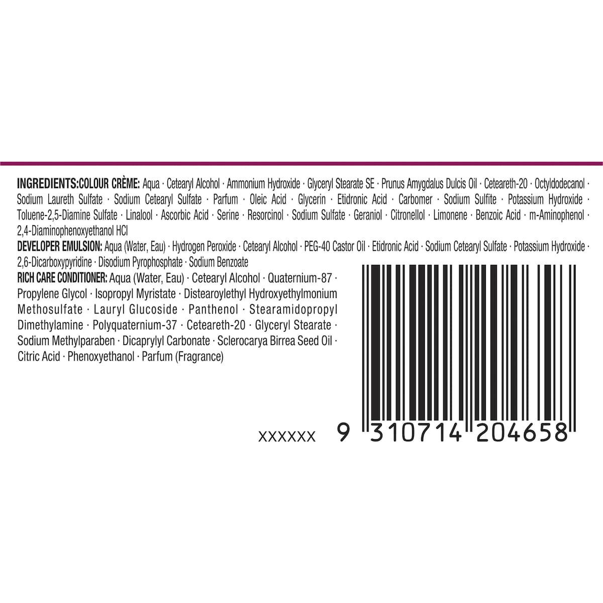 Napro Palette Intensive Oil-care Permanent Hair Colour Light Ash Blonde Each