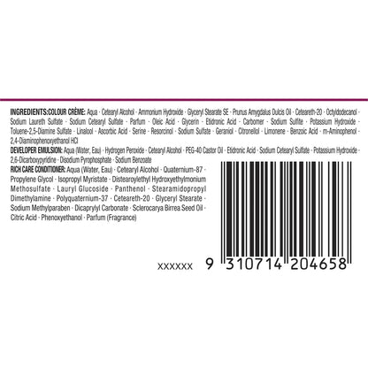 Napro Palette Intensive Oil-care Permanent Hair Colour Light Ash Blonde Each