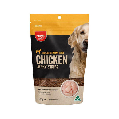 Prime Pantry Jerky Dog Treat Chicken - 100g
