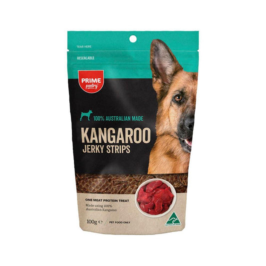 Prime Pantry Jerky Dog Treat Kangaroo - 100g