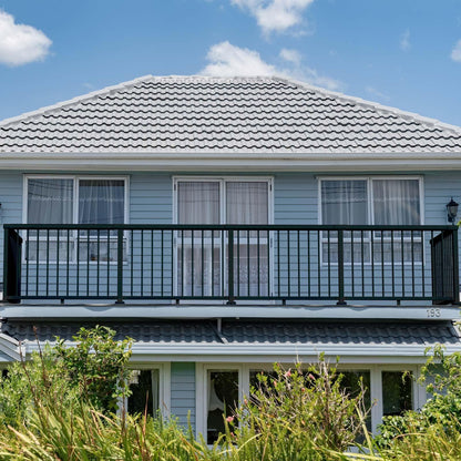 Peak Aluminium Balustrade - 64mm - Black