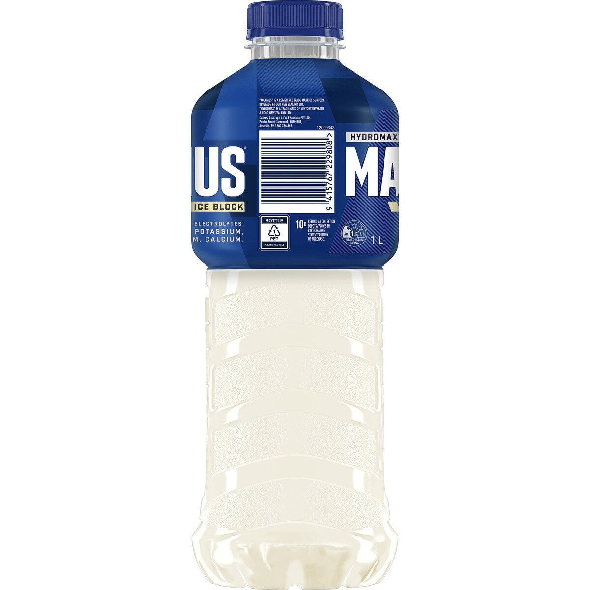 Maximus Lemonade Ice Block Isotonic Sports Drink 1L