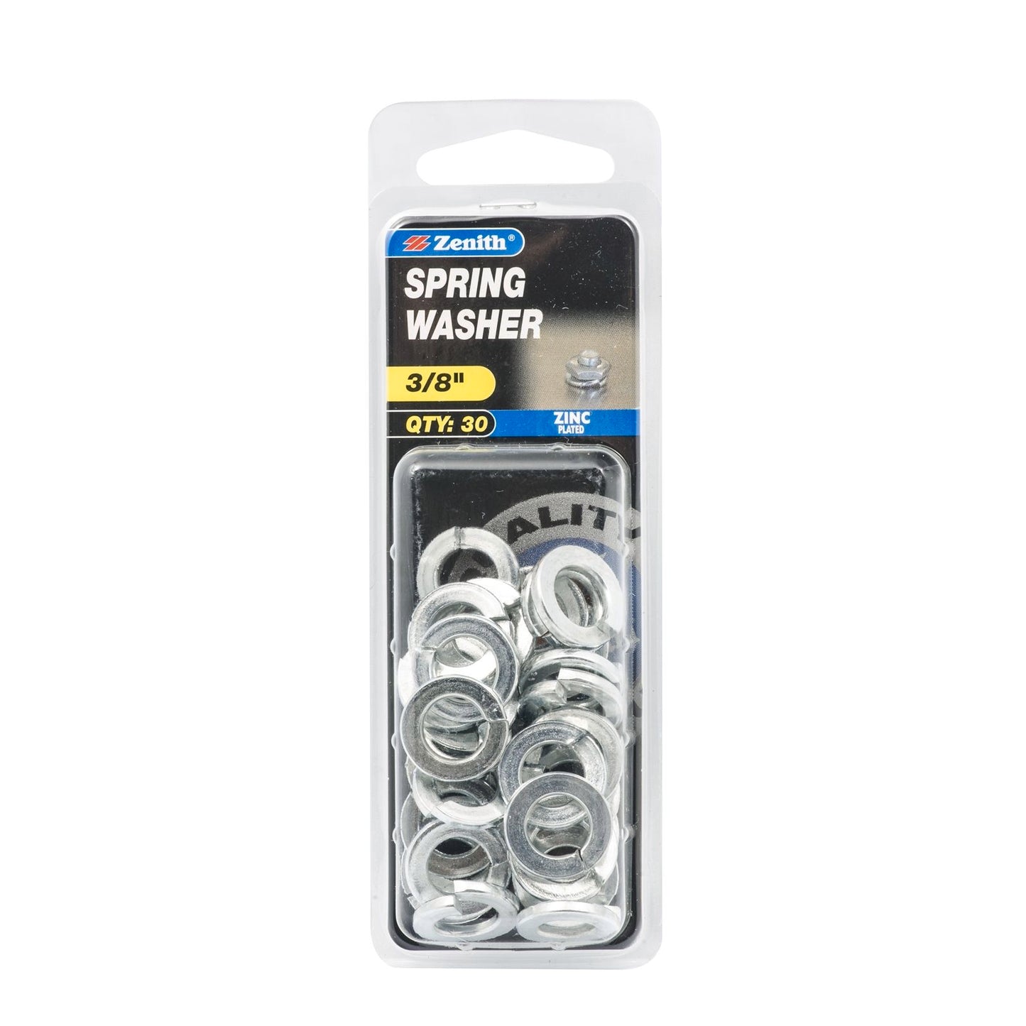 Zenith Spring Washer - 3/8" - 30 Pack