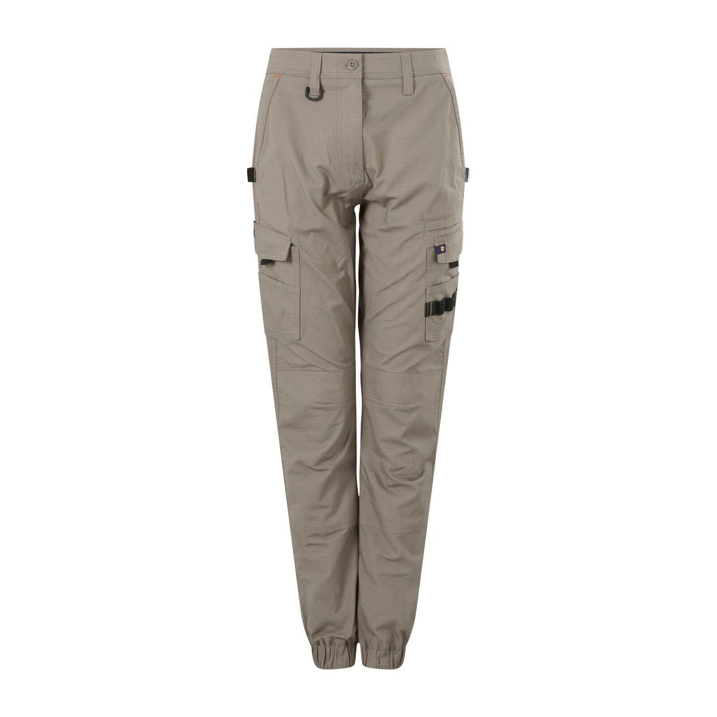 Citeco Women's Cuffed Cargo Ripstop Pant - Size 14 - Khaki