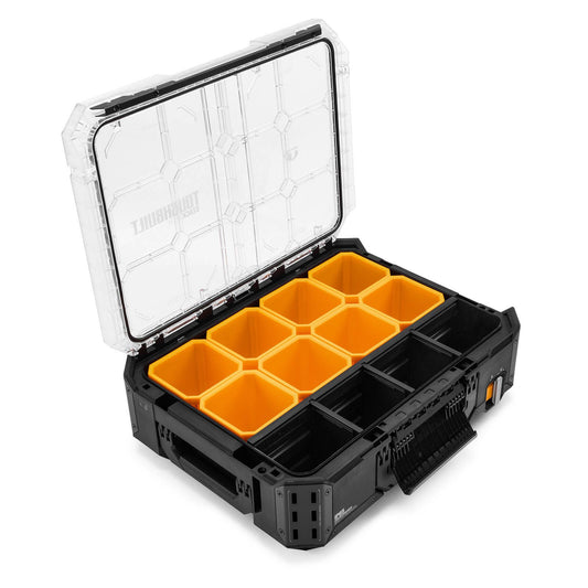 Toughbuilt Stacktech Organiser - 8 Deep Bins - 410 x 185 x 530mm