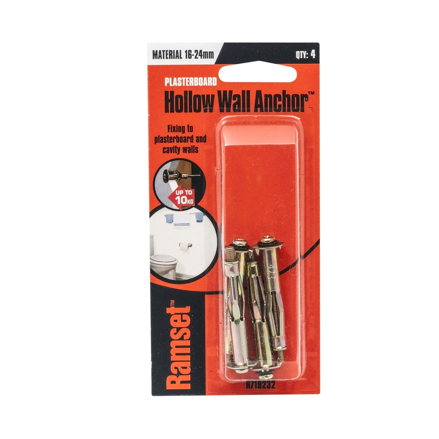 Ramset Hollow Wall Anchor - 24mm