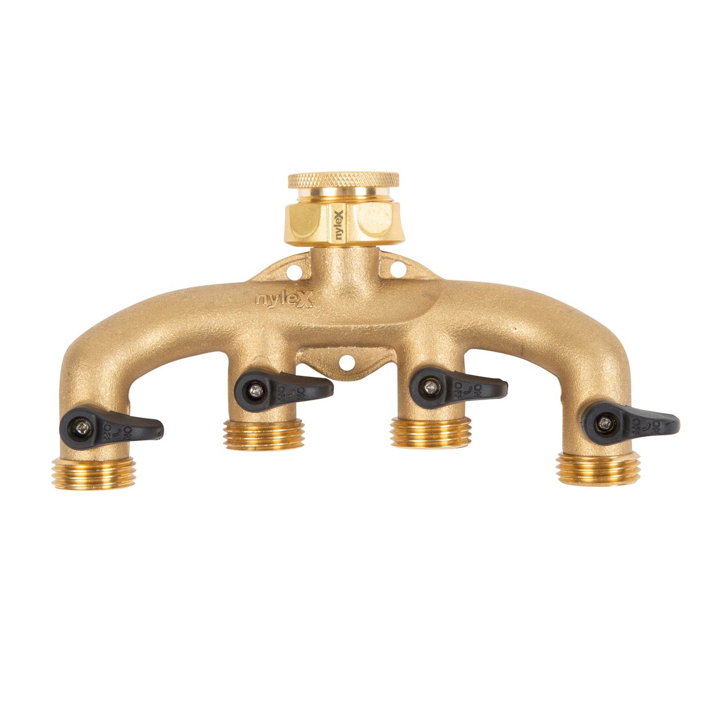 Nylex Brass 4 Way Tap Adaptor - 12mm