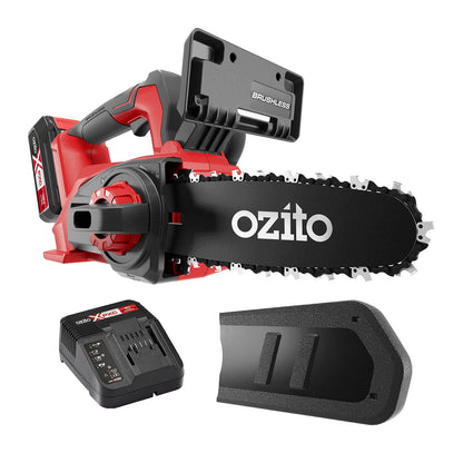 Ozito PXC 18V Brushless Top Handle Chainsaw - 200mm - 2.5Ah Kit