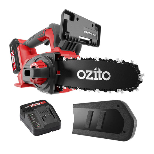 Ozito PXC 18V 200mm Brushless Top Handle Chainsaw Kit PXTCSK-2520