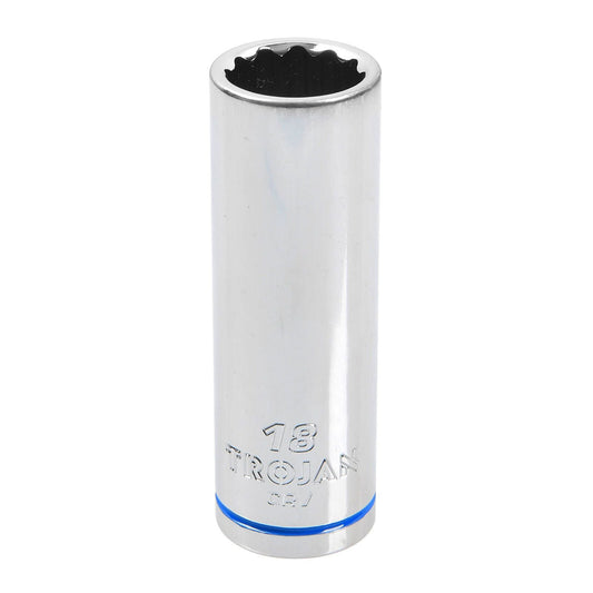Trojan Deep Socket - 18mm - 1/2" Drive