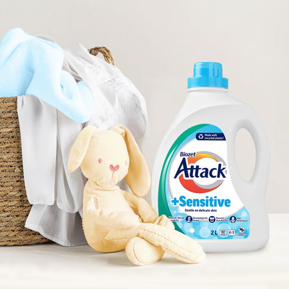 Biozet Attack+ Sensitive Laundry Liquid 2L