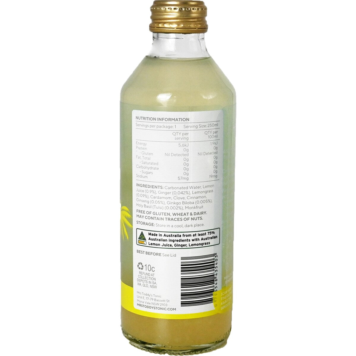 Mrs Toddy's Tonic Immunity Spark 300ml