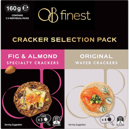Ob Finest Mixed Cracker Selection Double Pack 160g