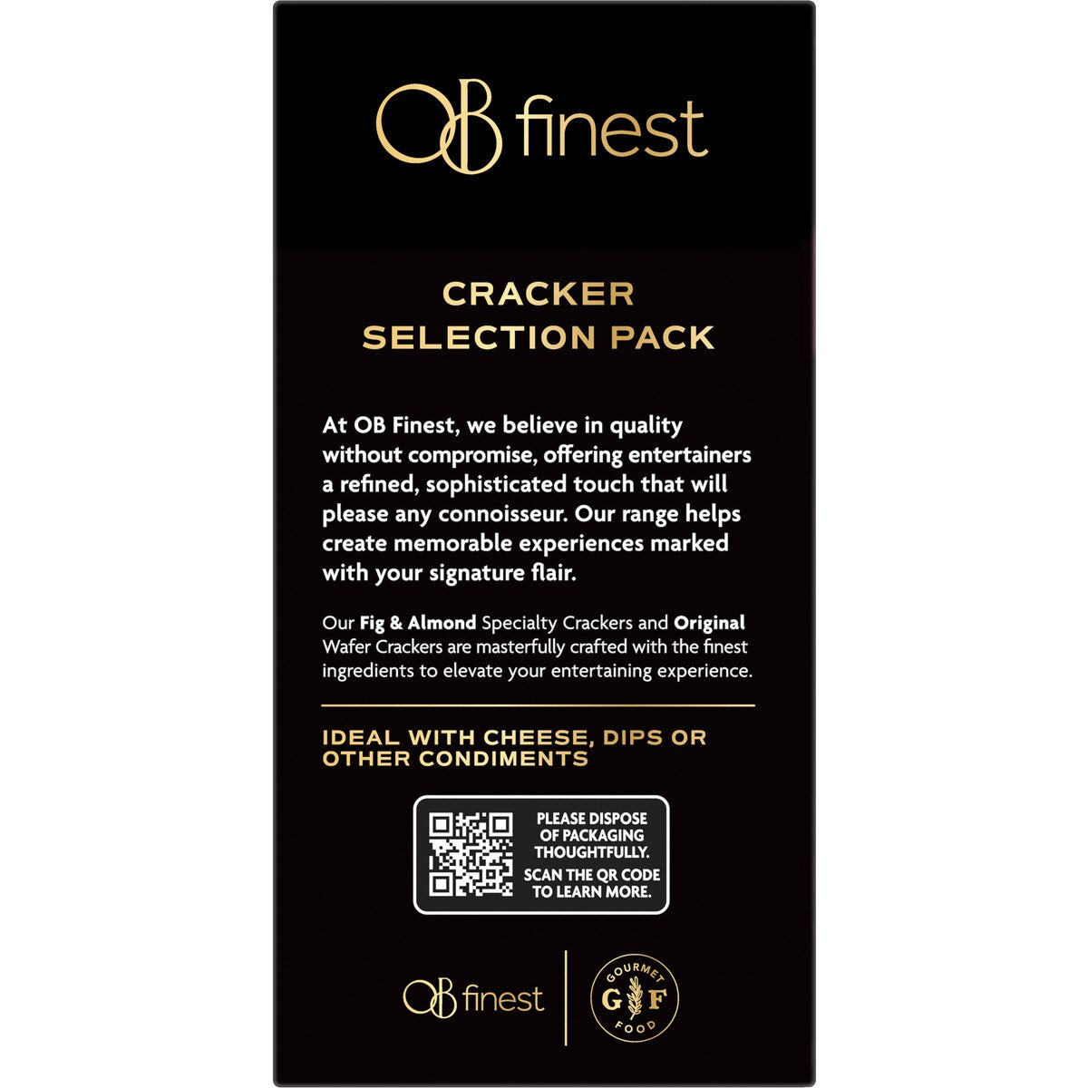 Ob Finest Mixed Cracker Selection Double Pack 160g