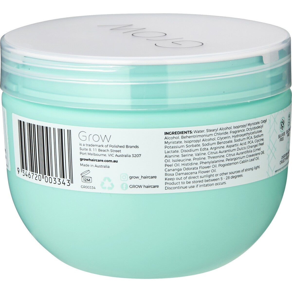 Grow Grow Anti-breakage Hair Mask 250ml