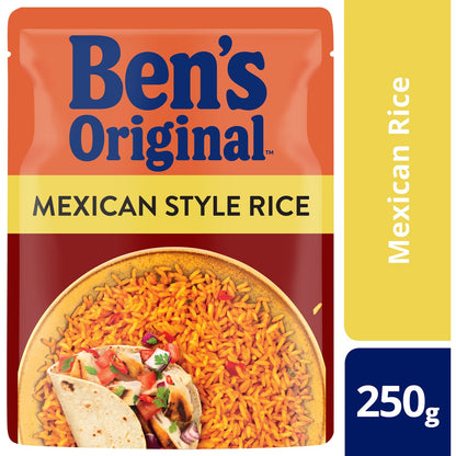 Bens Original Mexican Style Microwave Rice Pouch 250g