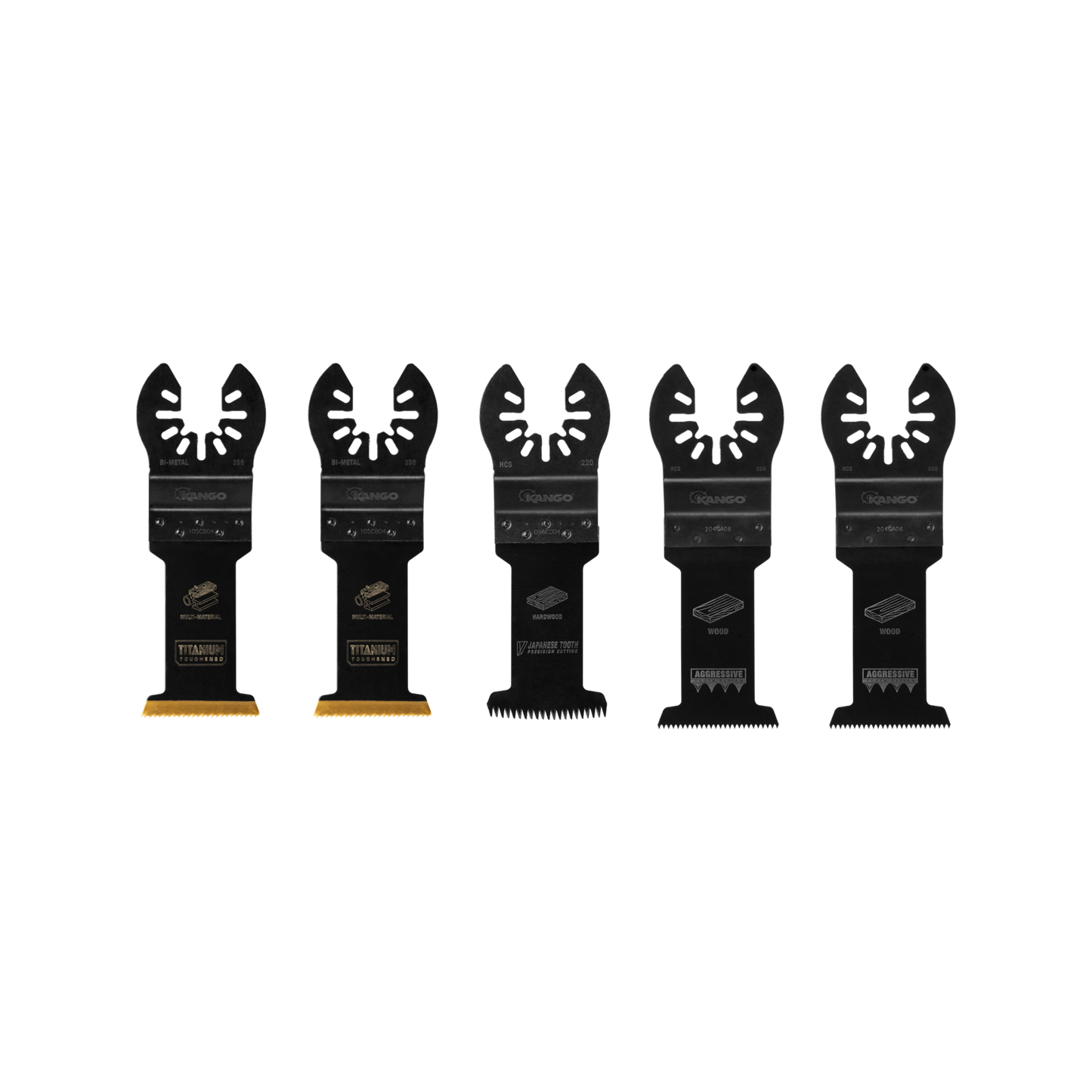 Kango Multi Tool Blade Set - 5 Piece - 35mm & 32mm