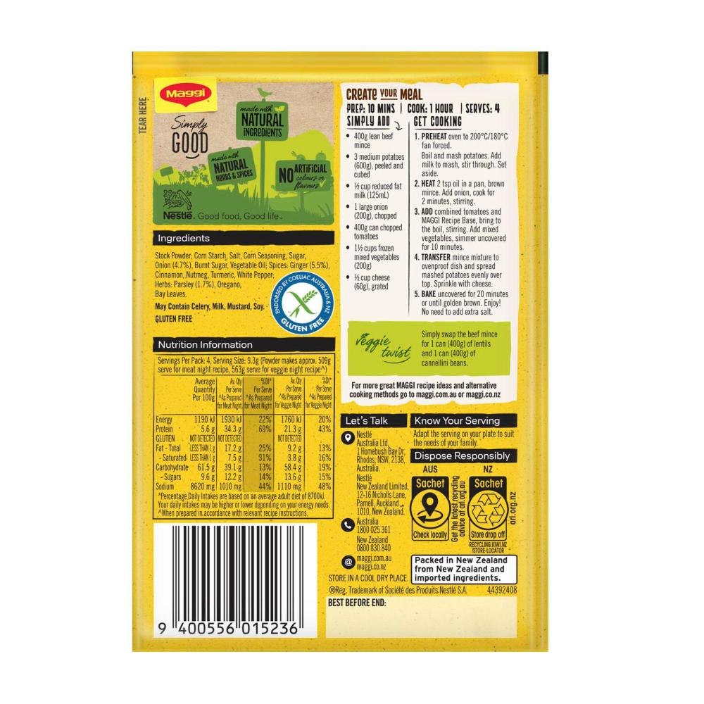 Maggi Your Meal Your Way Cottage Pie Gluten Free - 37g