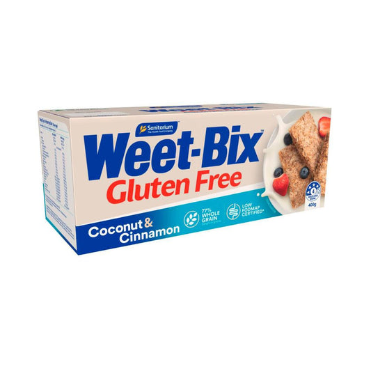 Sanitarium Weet-bix Gluten Free Coconut & Cinnamon Breakfast Cereal - 400g