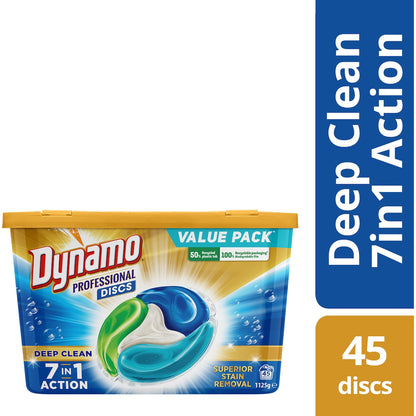Dynamo Professional 7 In 1 Laundry Detergent Capsules 45 Pack