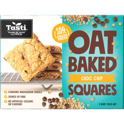 Tasti Oat Baked Squares Choc Oat 5 Pack