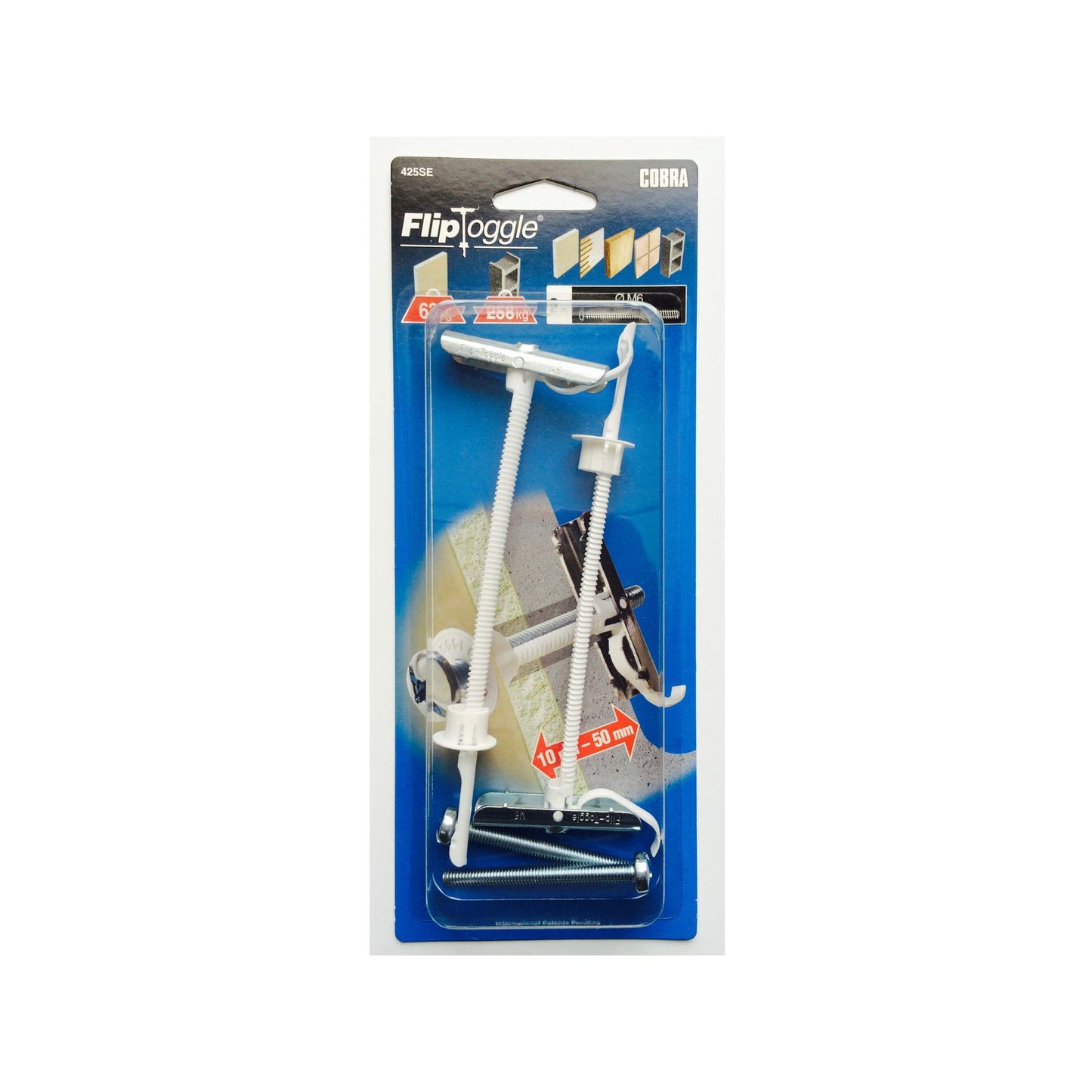 Cobra Anchor Fliptoggle Screws - 6 x 60mm - 2 Pack