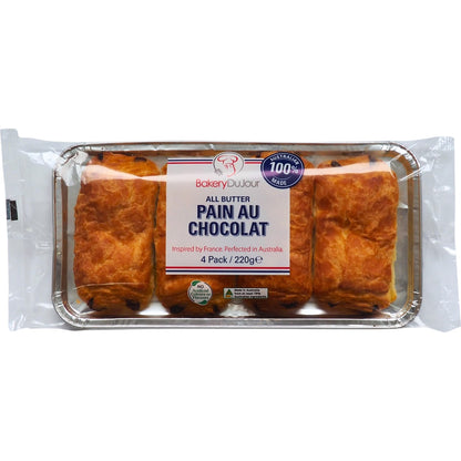 Bakery Du Jour Pain Au Choclat 4 Pack
