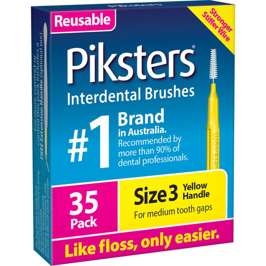 Piksters Interdental Brushes Size 3 35 Pack