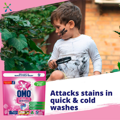 Omo 3 In 1 Laundry Capsules Comfort 28 Pack