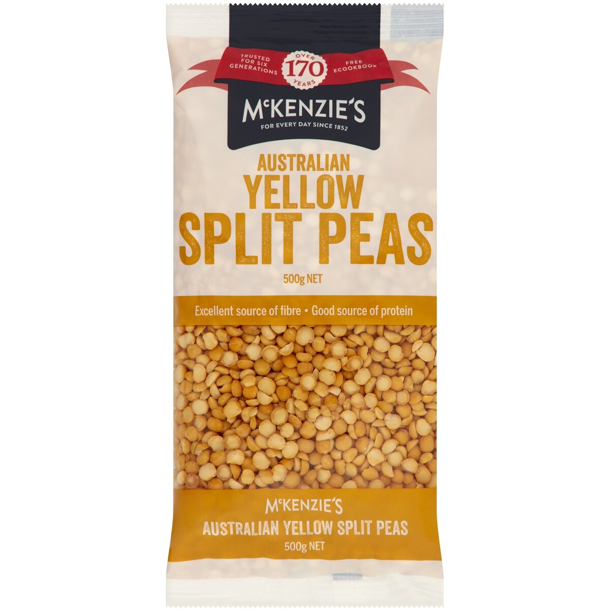 McKenzies Dried Veg Yellow Split Peas 500g