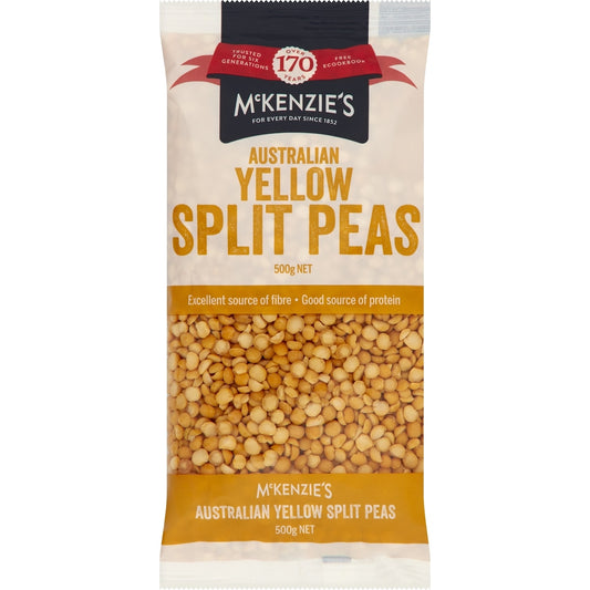 McKenzies Dried Veg Yellow Split Peas 500g