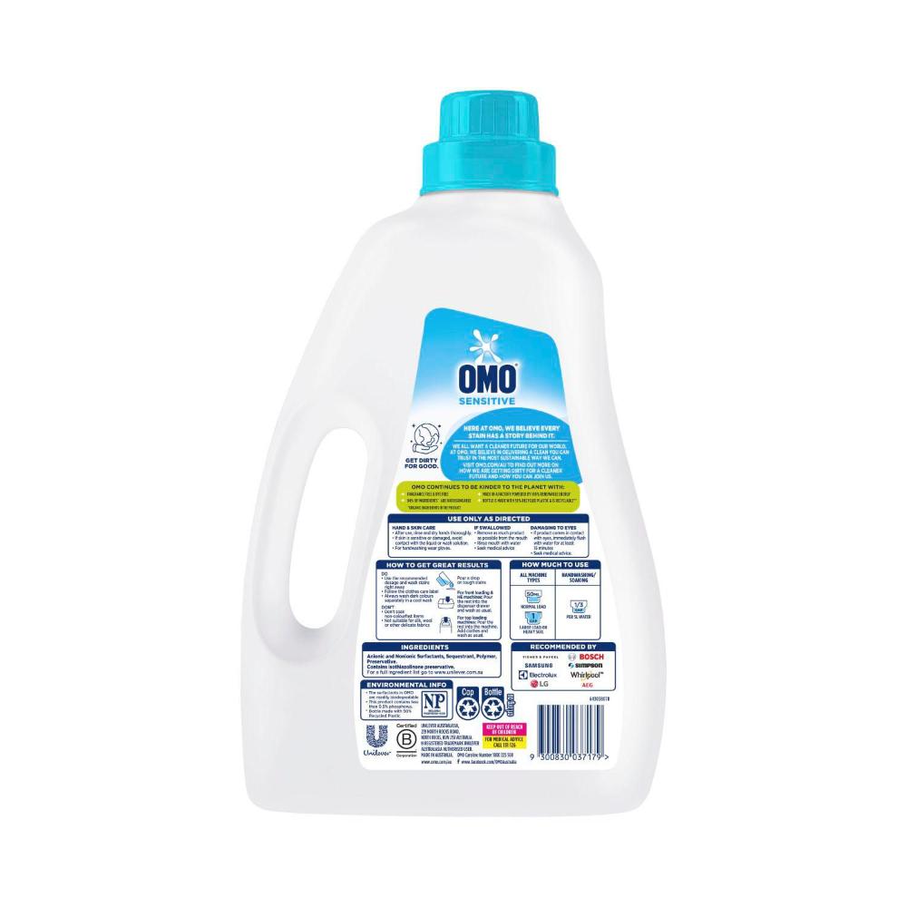 OMO Laundry Liquid Sensitive Front & Top - 2L