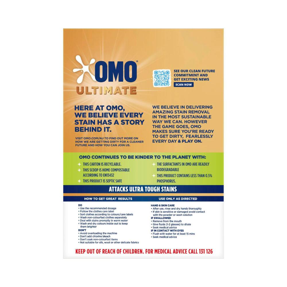 OMO Ultimate Laundry Powder - 5kg