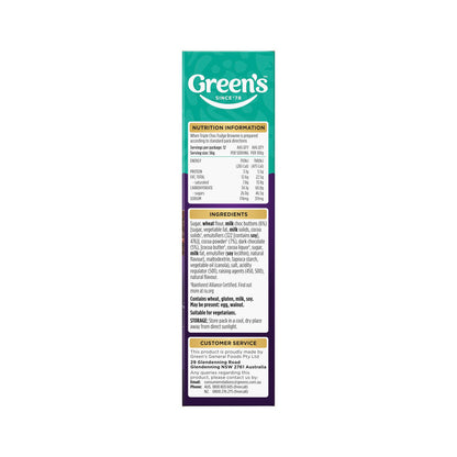Green's Deluxe Triple Chocolate Brownie Mix - 500g