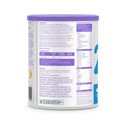 Bubs Goat Milk Follow-on Formula Stage 2 - 800g