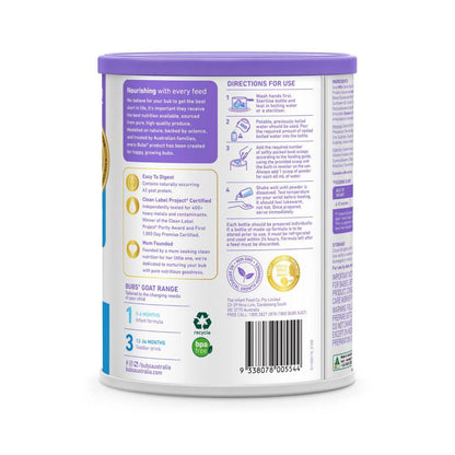 Bubs Goat Milk Follow-on Formula Stage 2 - 800g