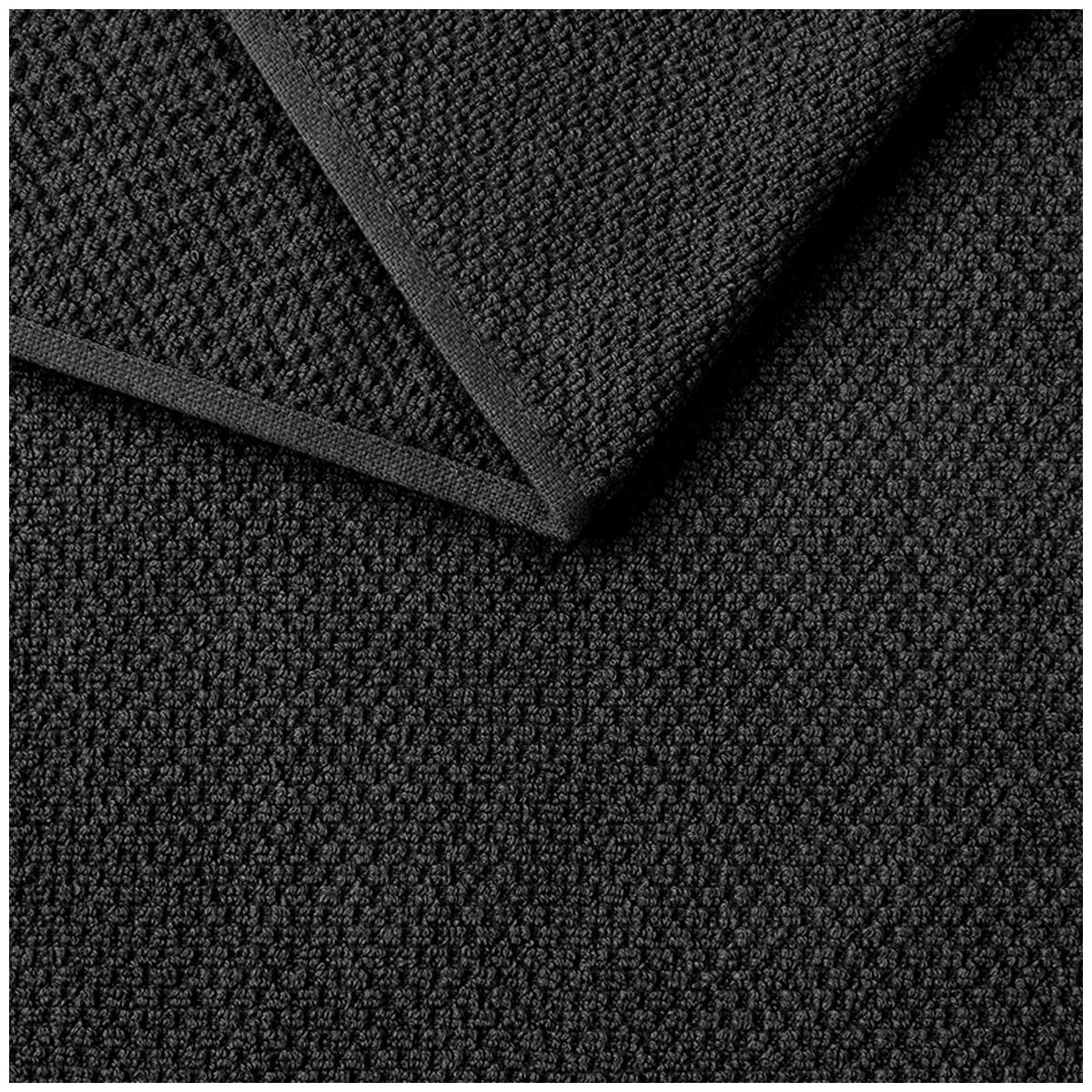 Culinary Classics Shelby Kitchen Towel 8 Pack Black