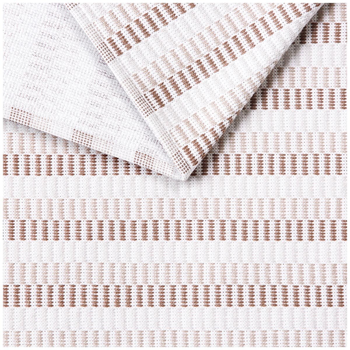 Culinary Classics Shelby Kitchen Towel 8 Pack Mocha