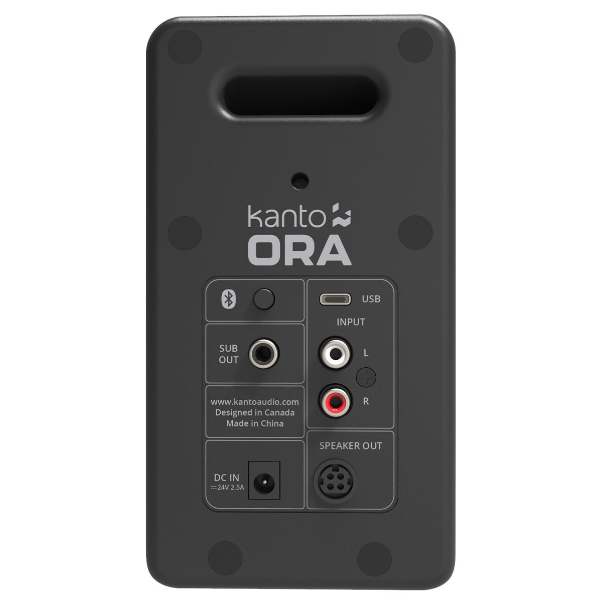 Kanto Ora 100W Powered Desktop Computer Speakers Black KO-ORA-1
