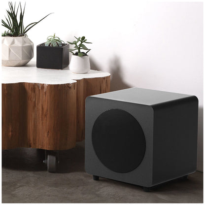 Kanto SUB8 300W Sealed Powered Subwoofer KO-SUB8VMB-I Matte Black 8in