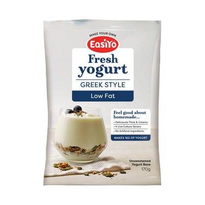 Easiyo Unsweetened Low Fat Greek Style Yogurt - 170g