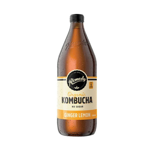 Remedy Kombucha Ginger & Lemon - 750mL